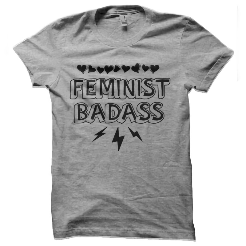 Badass Feminist Womens TShirt Tee 0