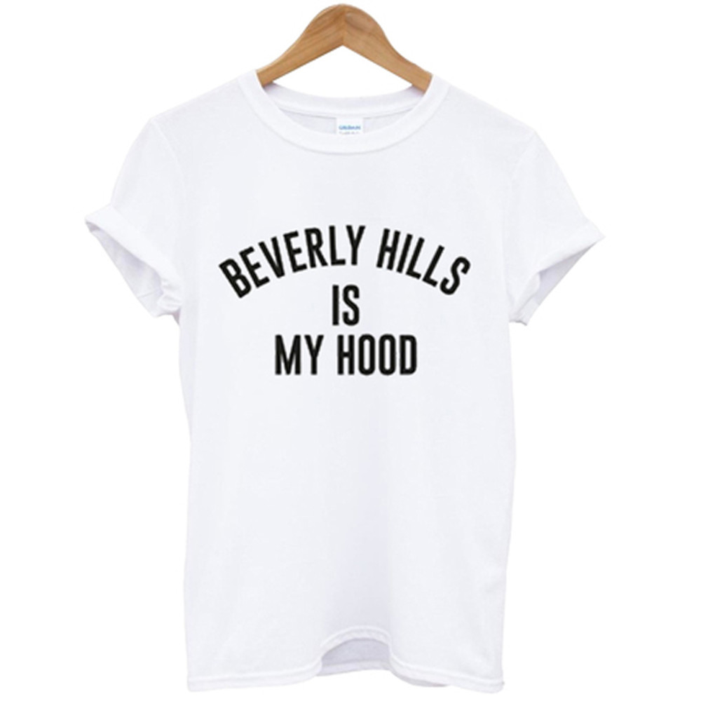 Beverly Hills Is My Hood Womens TShirt Tee 0