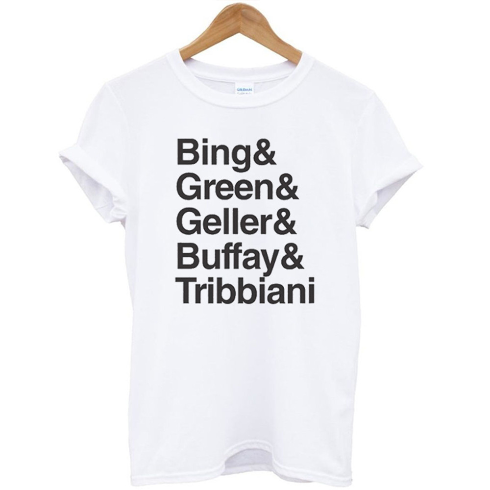 Bing Green Geller Buffay Tribbiani Womens TShirt Tee 0
