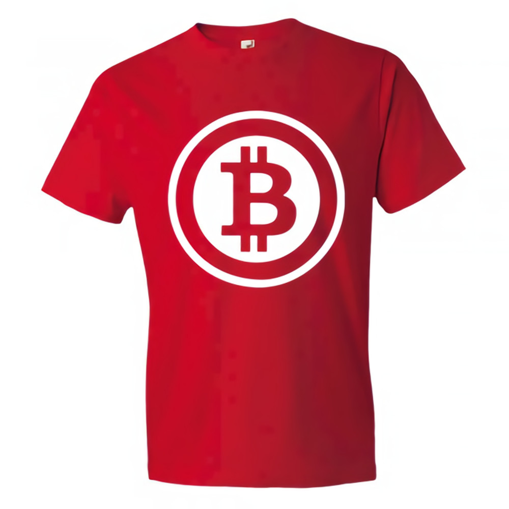 Bitcoin Coin Image Online Currency Womens TShirt Tee 0