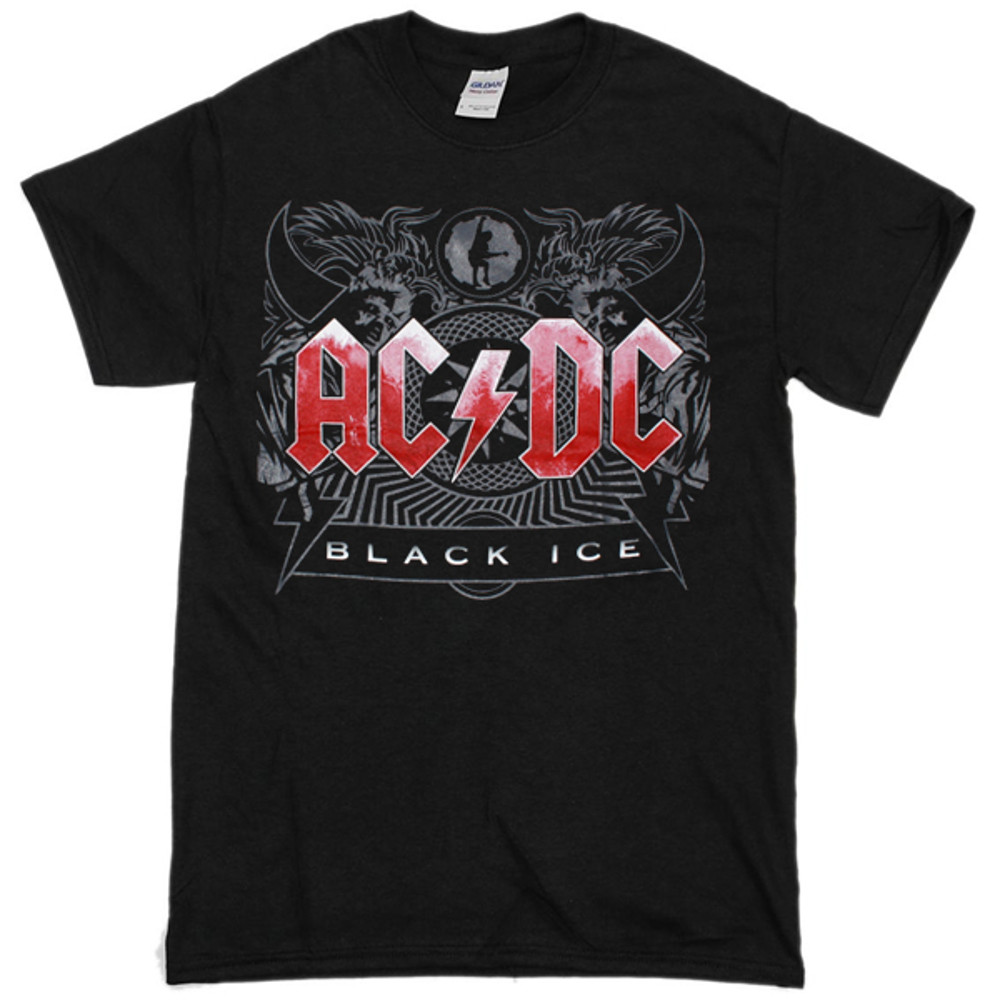Black Ice Acdc Womens TShirt Tee 0