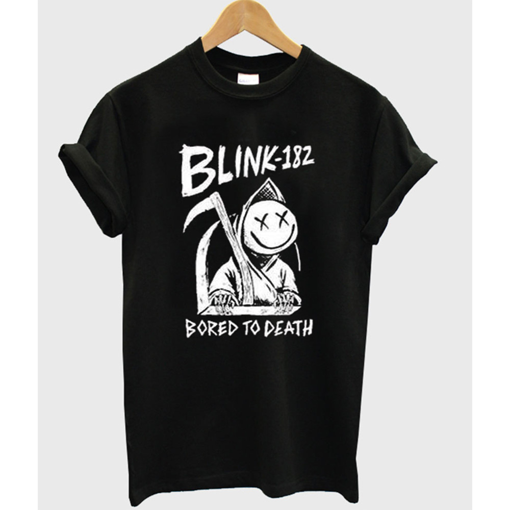 Blink 182 Bored To Death Womens TShirt Tee 0