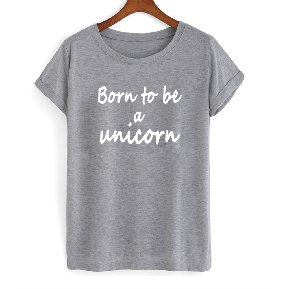 Born To Be A Unicorn Womens TShirt Tee 0