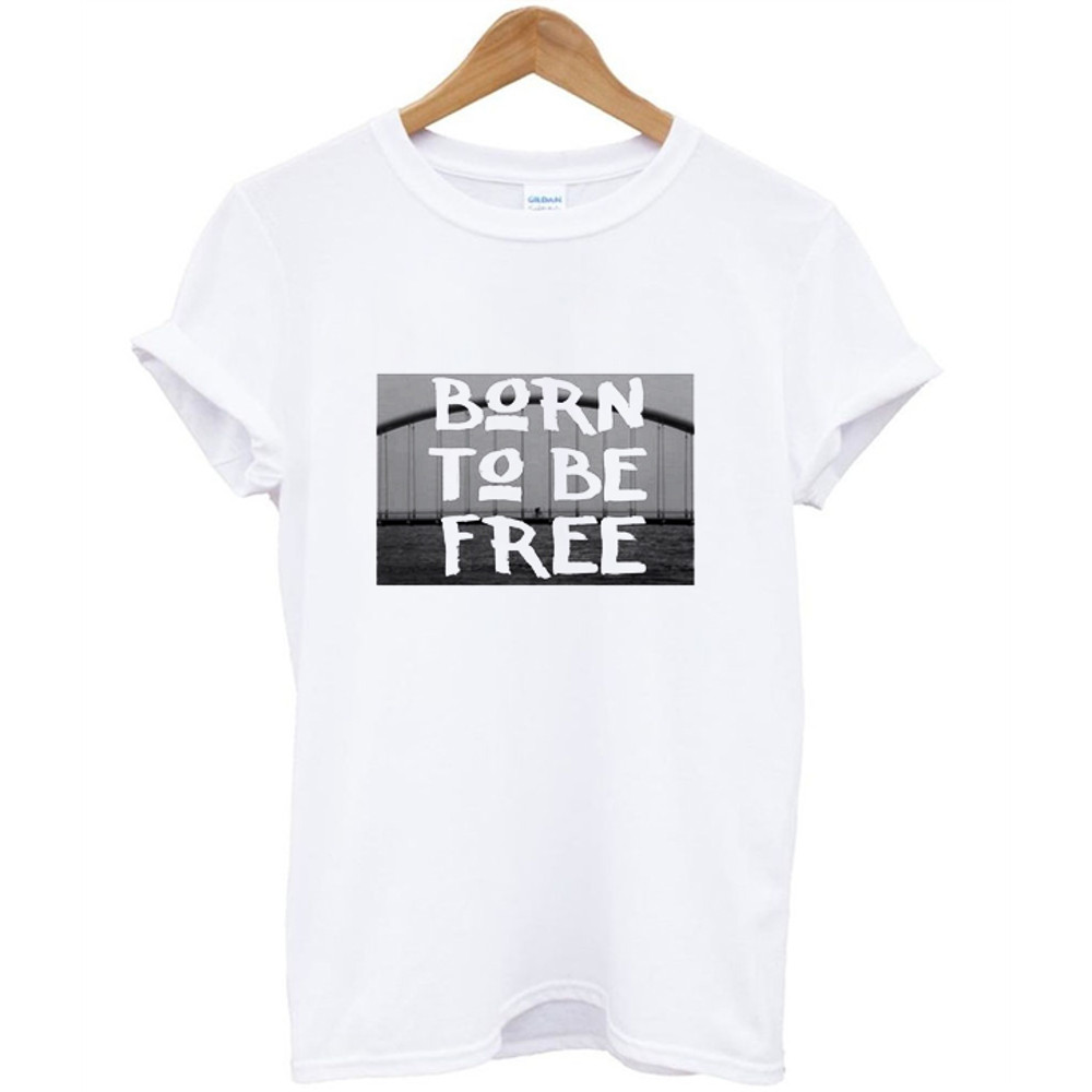 Born To Be Free Womens TShirt Tee 0