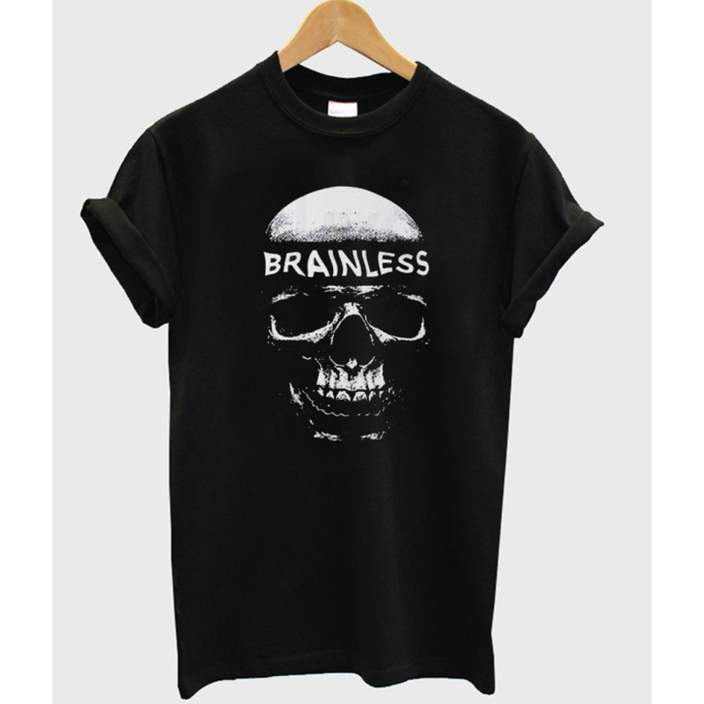Brainless Skull Womens TShirt Tee 0