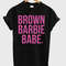 Brown Barbie Babe Womens TShirt Tee 0