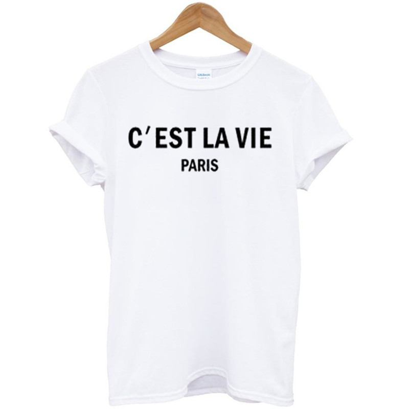 Cest La Vie Womens TShirt Tee 0