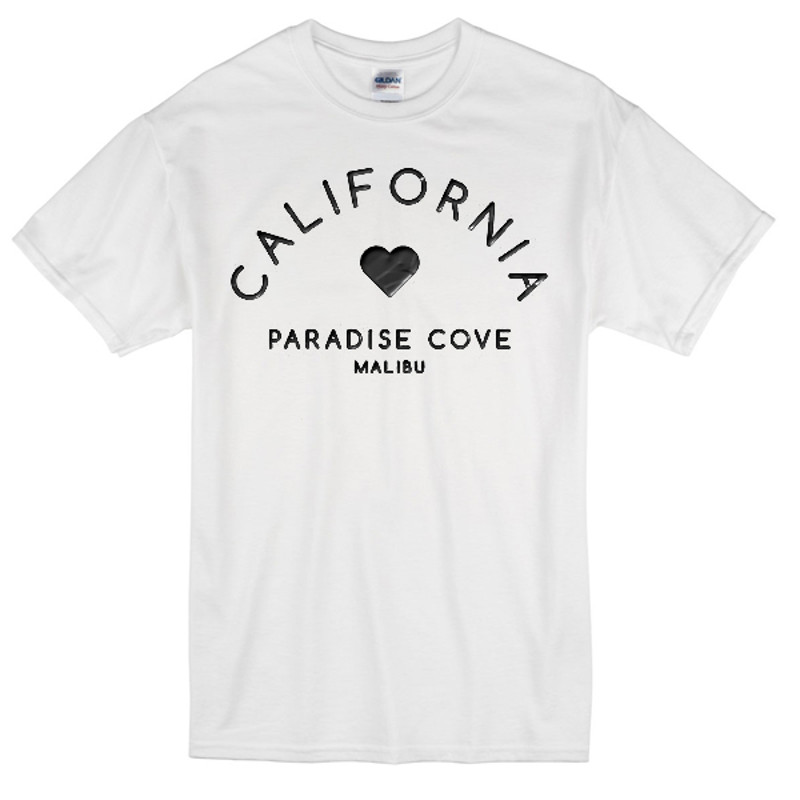 California Paradise Cove Malibu Womens TShirt Tee 0