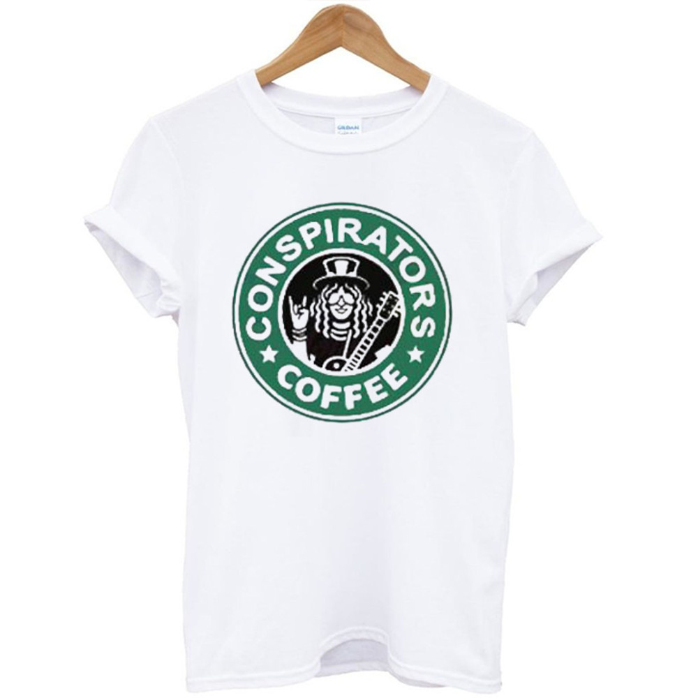 Conspiration Coffee Womens TShirt Tee 0