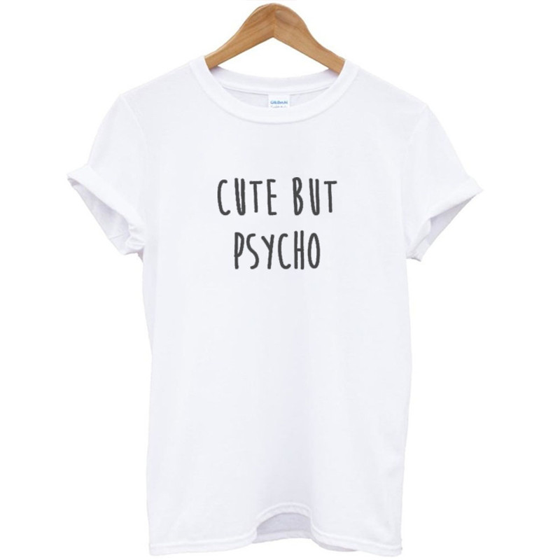 Cute But Psycho Womens TShirt Tee 0