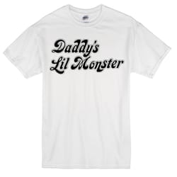 daddy's lil monster suicide squad harley quinn women's t-shirt tee