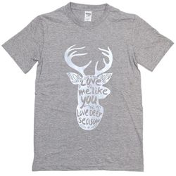 deer quote christmas women's t-shirt tee