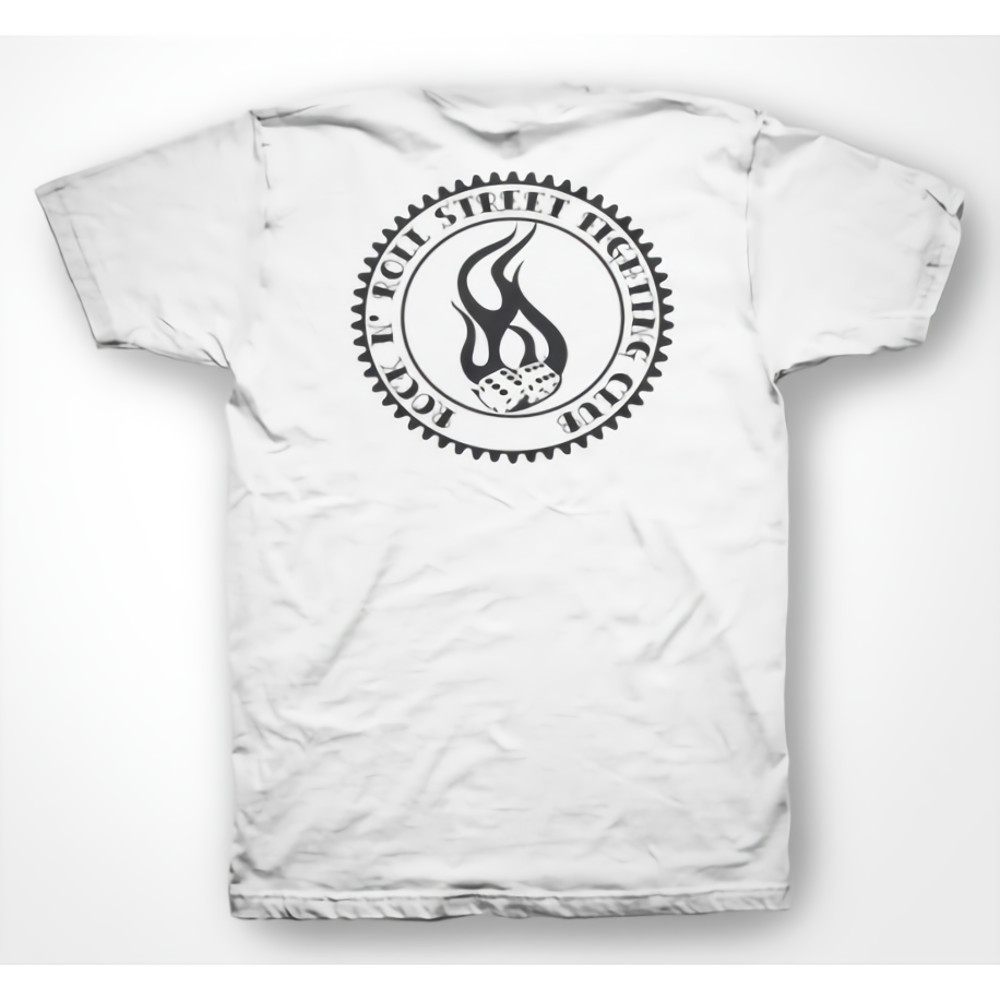 Des Double 6 Dices Double 6 Rock N Roll Street Fighting Womens TShirt Tee 0