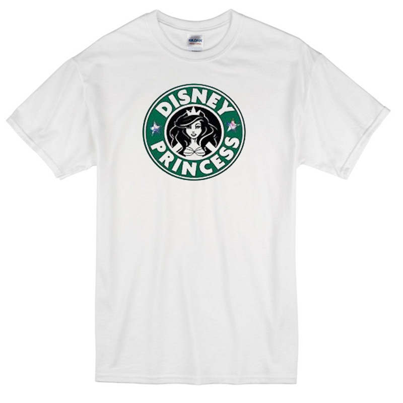 Disney Princess Starbucks Womens TShirt Tee 0