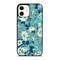 Blue White Floral IPhone Case 0