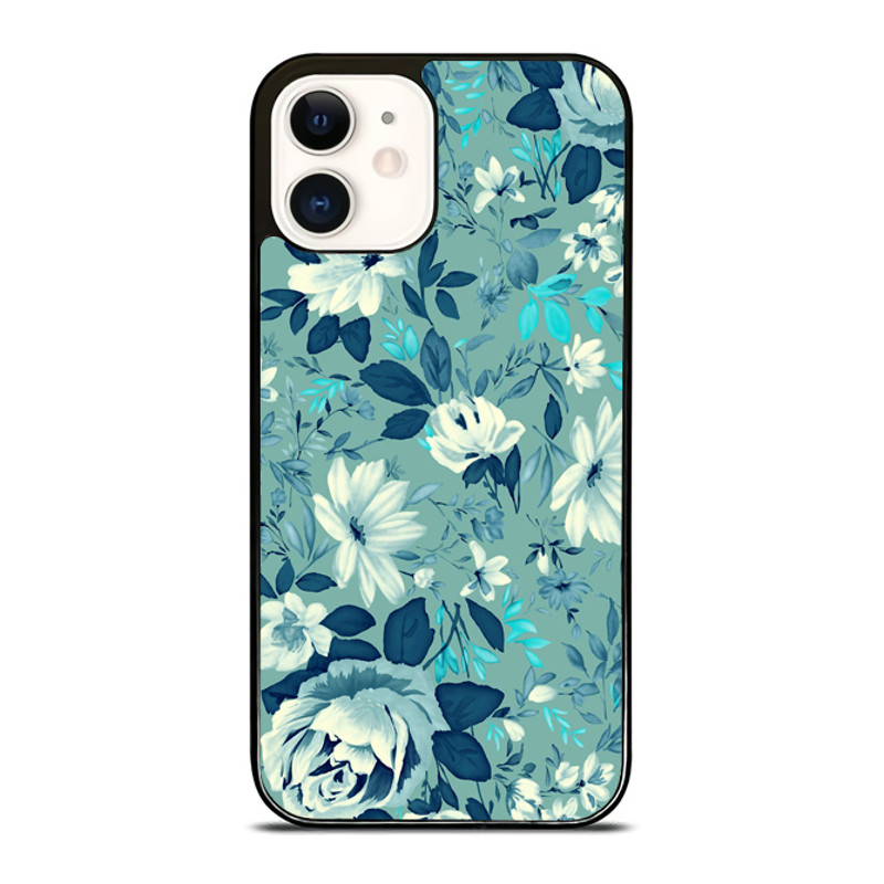 Blue White Floral IPhone Case 0