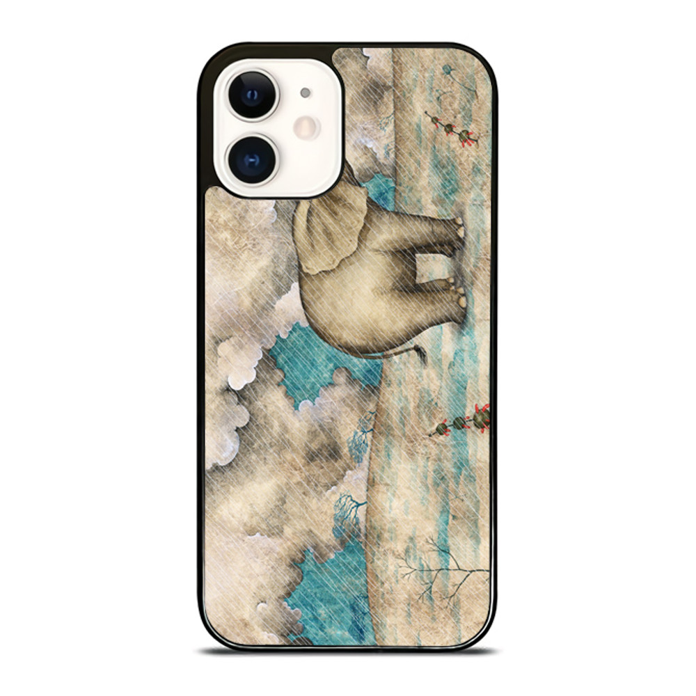 Elephant Rain Painting IPhone Case 0