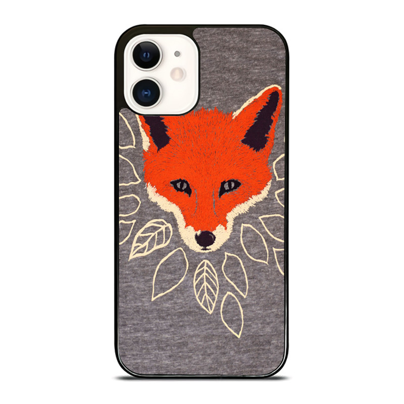 Fox Face Leaves IPhone Case 0