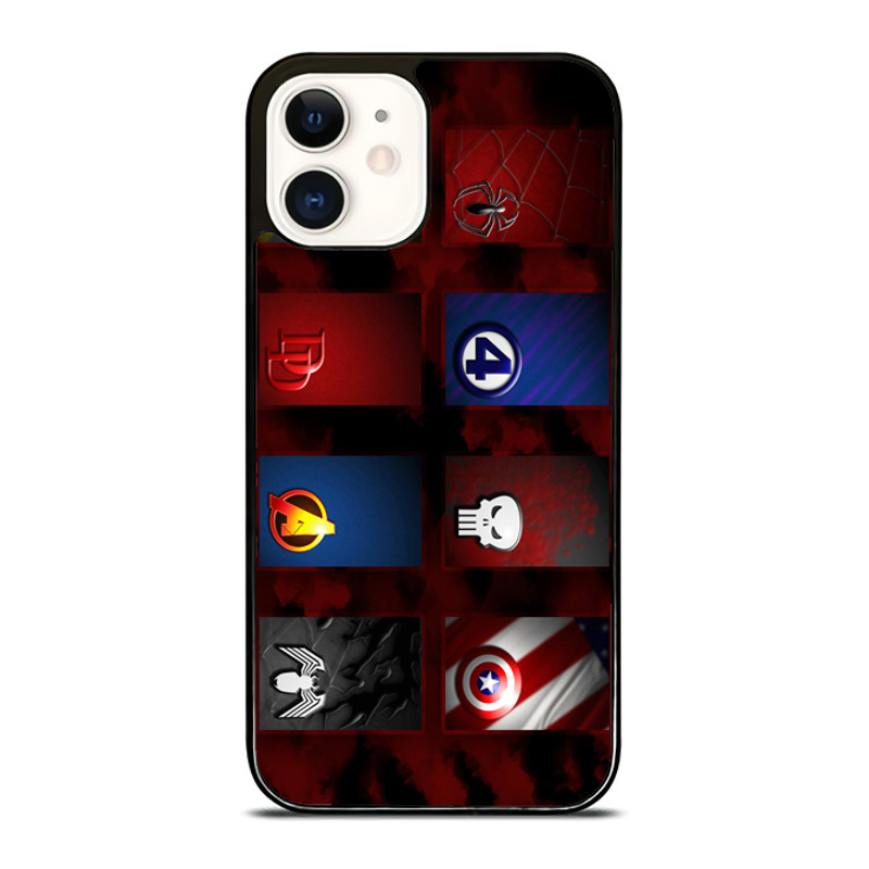 Marvel Superhero Logo IPhone Case 0