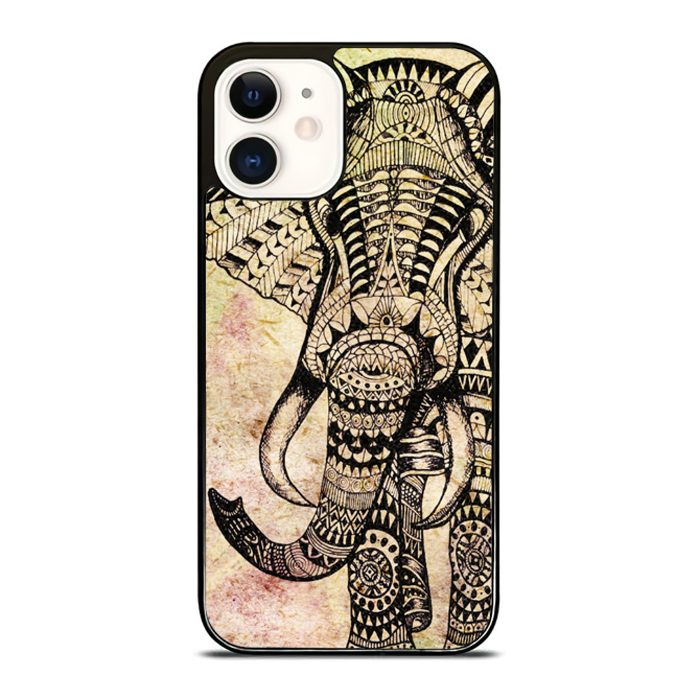 Vintage Elephant Aztec IPhone Case 0