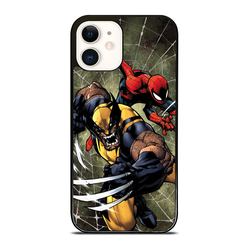 Wolverine And Spiderman IPhone Case 0