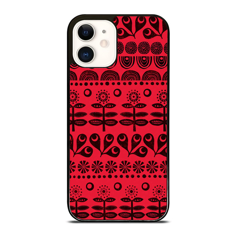 Black Red Pattern Art IPhone Case  Upgrade Your IPhone With The Perfect Case  A Gift Theyll Love 0