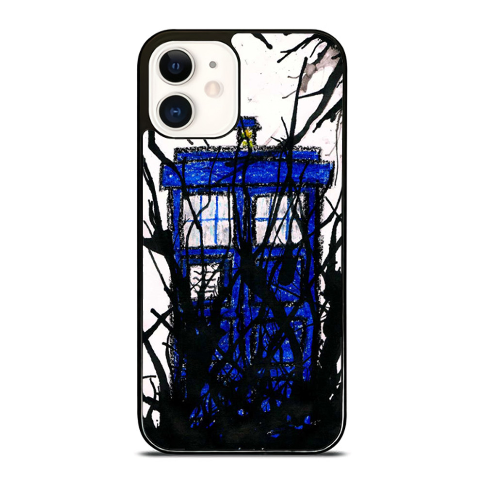 Black Splat Tardis IPhone Case  Upgrade Your IPhone With The Perfect Case  A Gift Theyll Love 0