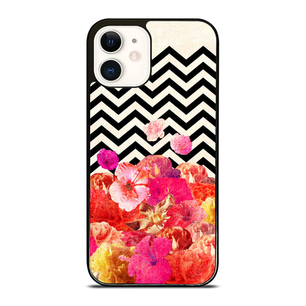 Chevron Floral IPhone Case  Upgrade Your IPhone With The Perfect Case  A Gift Theyll Love 0