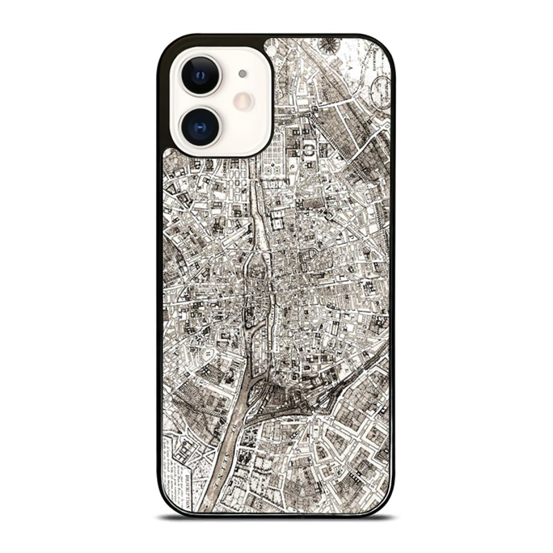 Old Map De Paris IPhone Case  Upgrade Your IPhone With The Perfect Case  A Gift Theyll Love 0