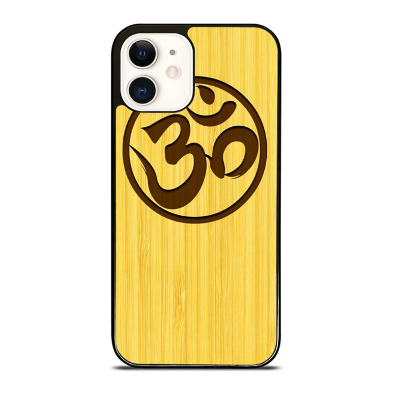 Om Sanksrit Apply On Grain Wood IPhone Case  Upgrade Your IPhone With The Perfect Case  A Gift They 0