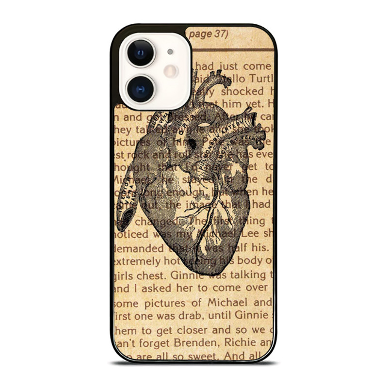 Vintage Heart Medical Illustration IPhone Case  Upgrade Your IPhone With The Perfect Case  A Gift T 0