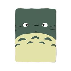 totoro custom velveteen plush blanket – personalized comfort & style