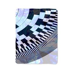 abstract liquid custom velveteen plush blanket – personalized comfort & style