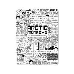 arctic monkeys custom velveteen plush blanket – personalized comfort & style