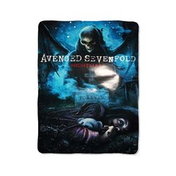 avenged sevenfold custom velveteen plush blanket – personalized comfort & style
