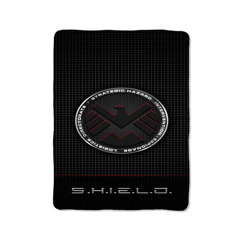 Avenger Shield Custom Velveteen Plush Blanket Personalized Comfort Style 0
