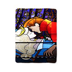 beauty stained custom velveteen plush blanket – personalized comfort & style