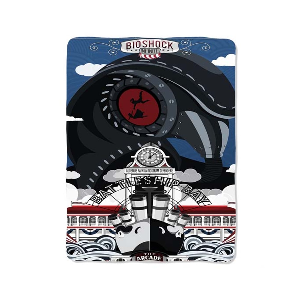 Bioshock Infinite 25 Custom Velveteen Plush Blanket Personalized Comfort Style 0