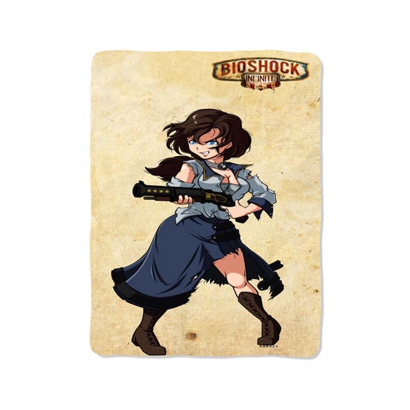 Bioshock Infinite Custom Velveteen Plush Blanket Personalized Comfort Style 0