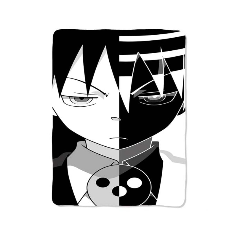 Black White Death Dead Custom Velveteen Plush Blanket Personalized Comfort Style 0
