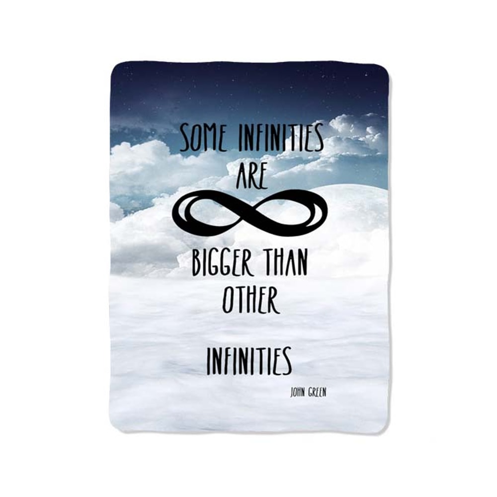 Blue Sky Cloud John Green Custom Velveteen Plush Blanket Personalized Comfort Style 0