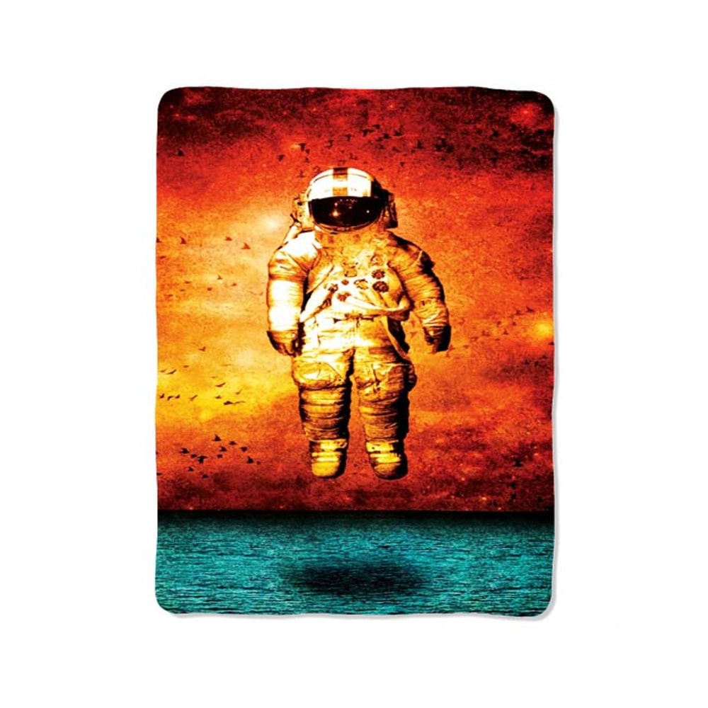 Brand New Deja Entendu Astronaut Custom Velveteen Plush Blanket Personalized Comfort Style 0