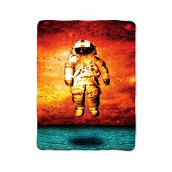brand new deja entendu astronaut custom velveteen plush blanket – personalized comfort & style