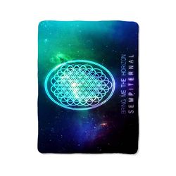 bring me the horizon new custom velveteen plush blanket – personalized comfort & style