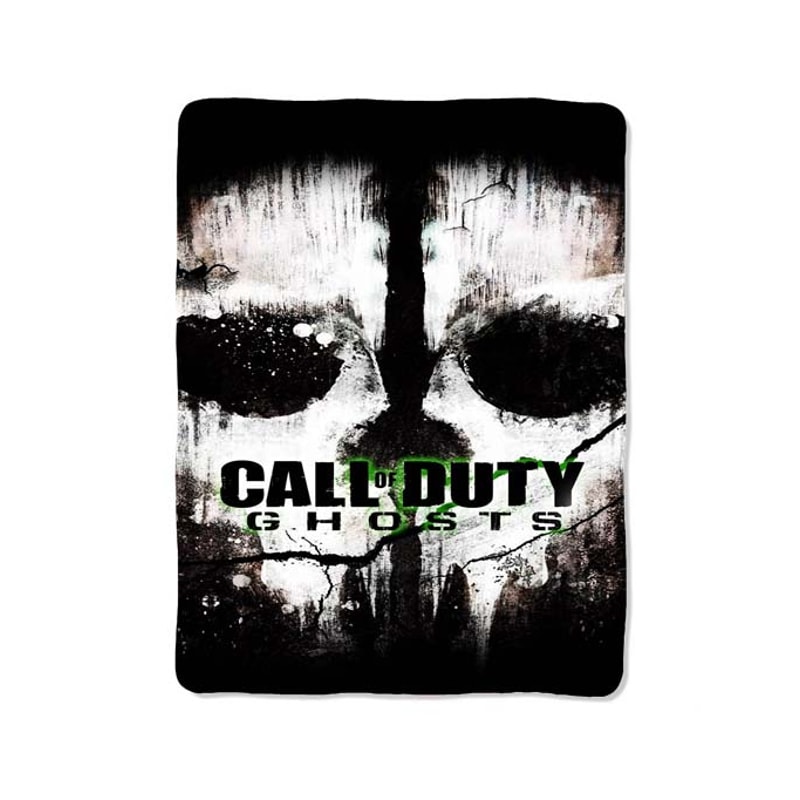 Call Of Duty Ghost Custom Velveteen Plush Blanket Personalized Comfort Style 0