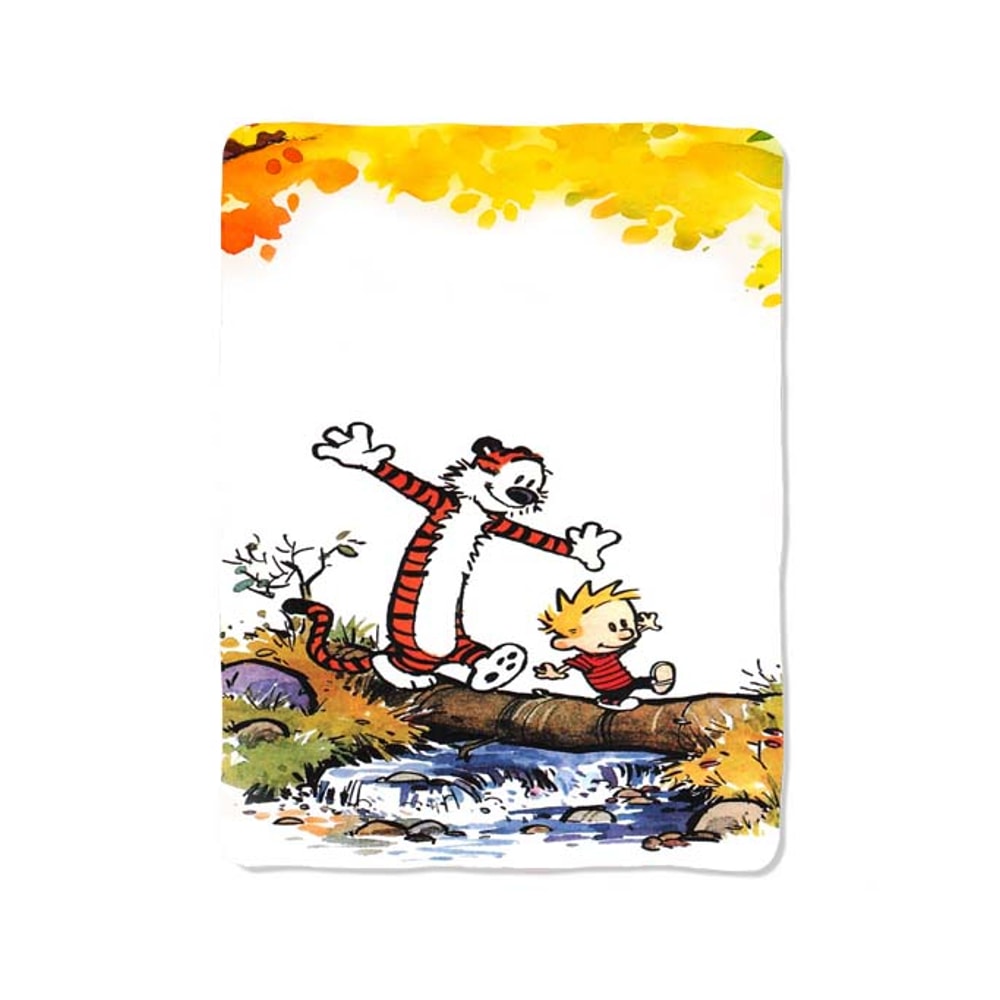 Calvin And Hobbes Custom Velveteen Plush Blanket Personalized Comfort Style 0
