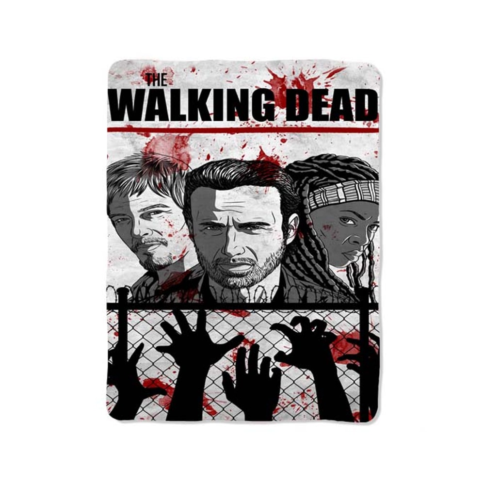 Cartoon Poster Design Custom Velveteen Plush Blanket Personalized Comfort Style 0