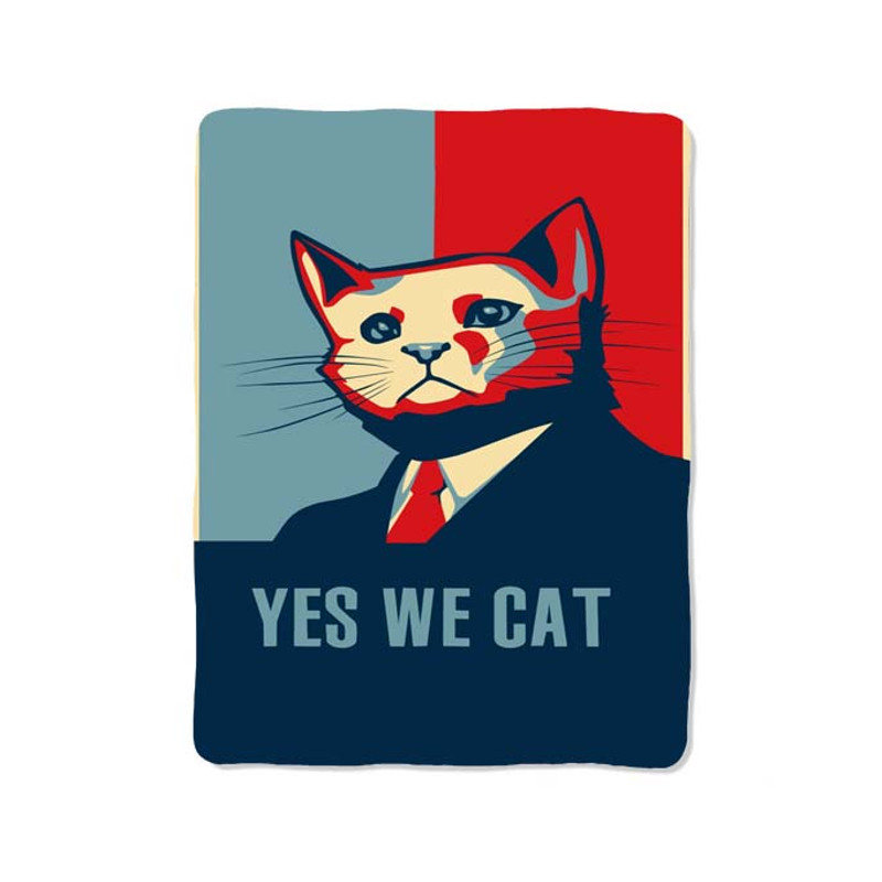 Cat Custom Velveteen Plush Blanket Personalized Comfort Style 0