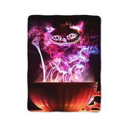cheshire tea cup custom velveteen plush blanket – personalized comfort & style