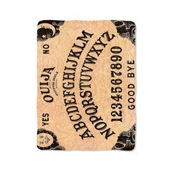 classic ouija board custom velveteen plush blanket – personalized comfort & style